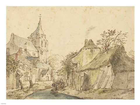 Framed View of Eindhoven from the Northeast Print