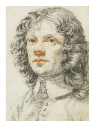 Framed Portrait of a Man Print