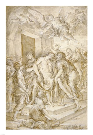 Framed Entombment Print