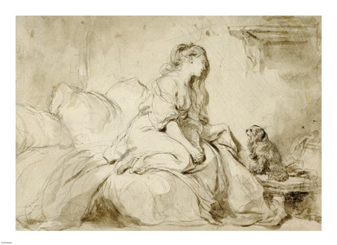 Framed Oh! If Only He Were As Faithful to Me Print