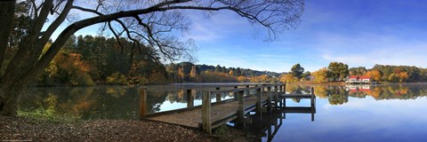Framed Lake Daylesford 2 Print
