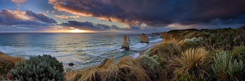 Framed Shipwreck Coast Panoramic Print