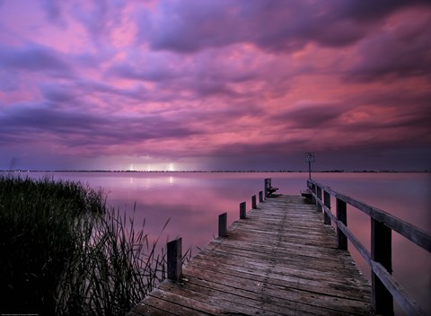 Framed Dark &amp; Stormy Print