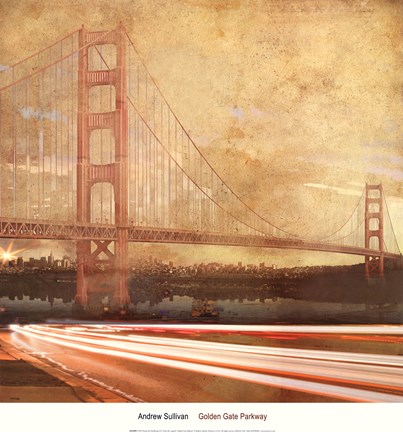 Framed Golden Gate Parkway Print