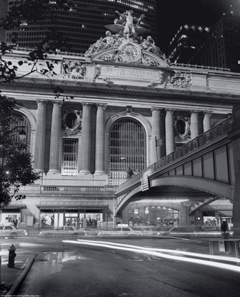 Framed Grand Central Night Print
