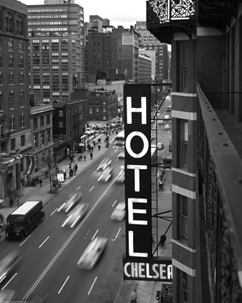 Framed Chelsea Black and White Print