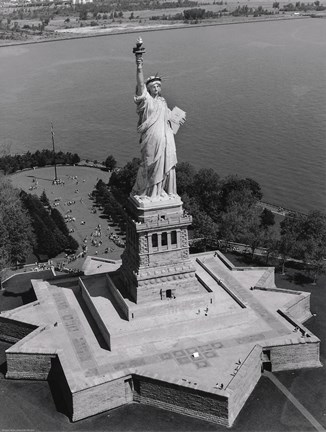 Framed Statue of Liberty Print