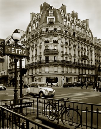 Framed Street Scene Print