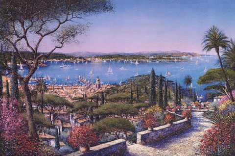 Framed Saint-Tropez Print
