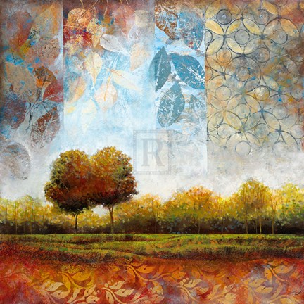 Framed Silver Skies I Print