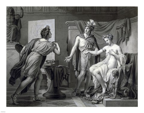 Framed Alexander Ceding Campaspe to Apelles Print
