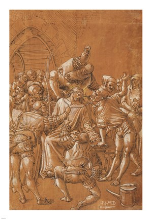 Framed Mocking of Christ Print