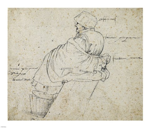 Framed Seated Woman Print