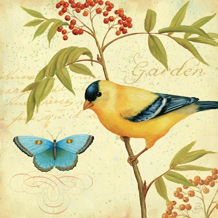 Framed Garden Passion II Print