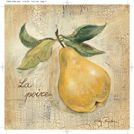 Framed La Poire Print