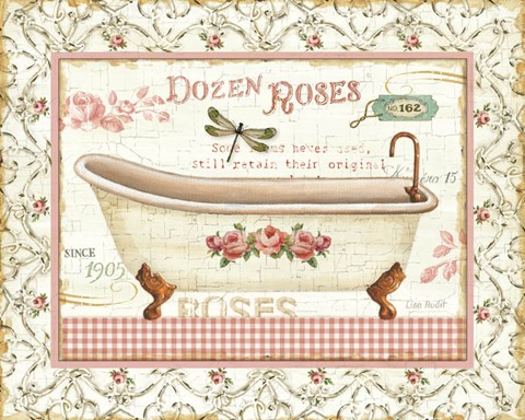 Framed Rose Garden IV Print