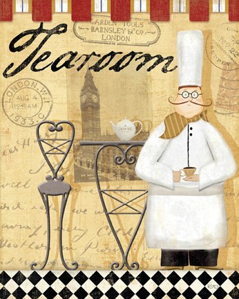 Framed Chef&#39;s Break IV Print