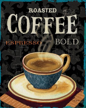 Framed Today&#39;s Coffee IV Print