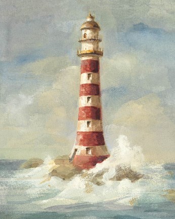 Framed Lighthouse II Print