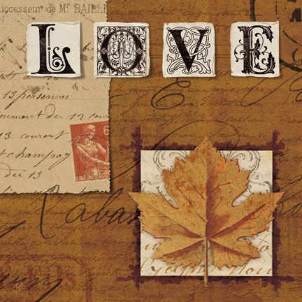 Framed Natures Journal - Love Print