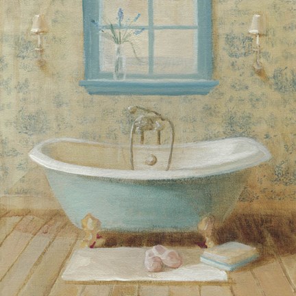 Framed Victorian Bath I Print