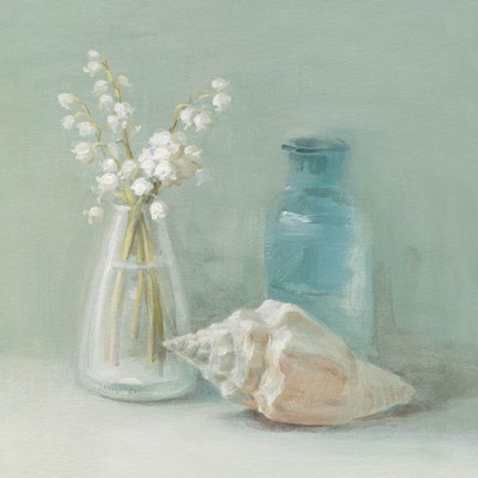 Framed Lily of the Valley Spa Print