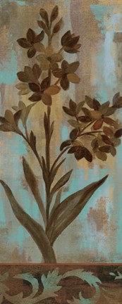 Framed Monsoon Florals II Print