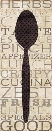 Framed Kitchen Words II Print
