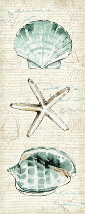 Framed Ocean Prints V Print