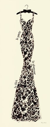 Framed Couture Noir Original II Print