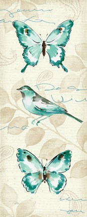 Framed Wing Prints II Print