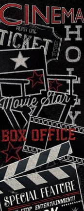 Framed Movie Montage III Print