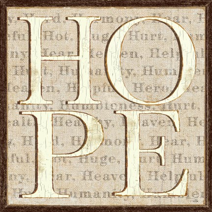 Framed H is for Hope Print