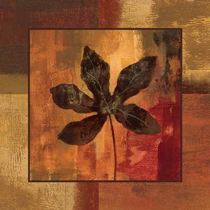 Framed October Leaf IV Print