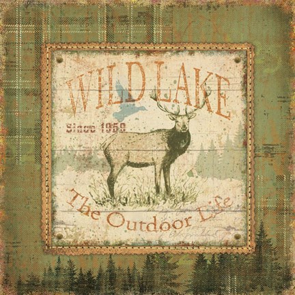 Framed Outdoor Life I Print