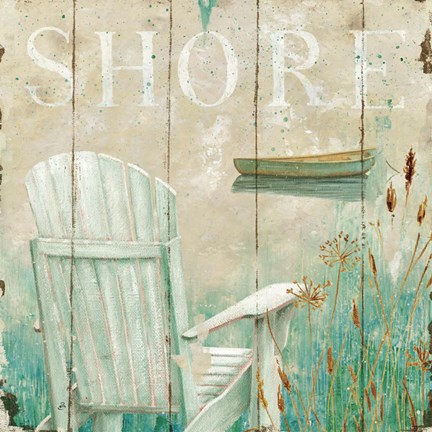 Framed Waterside III Print