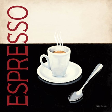 Framed Cafe Moderne IV Print