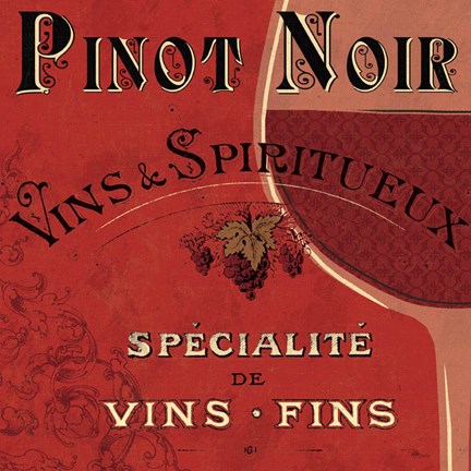 Framed Red Label II Print