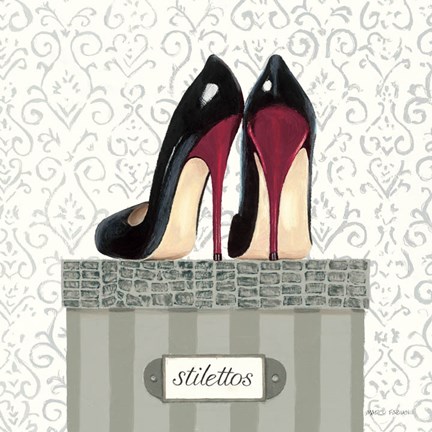 Framed Tres Chic Square IV Print