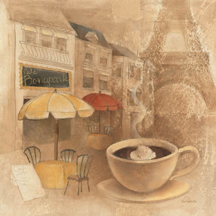 Framed Cafe de Paris II Print