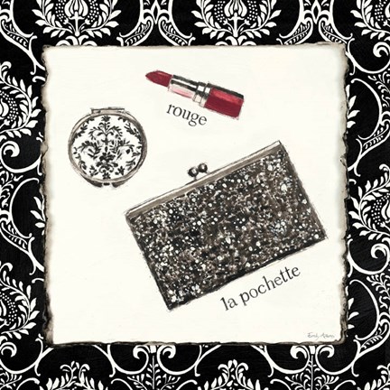 Framed Cosmetique II Print