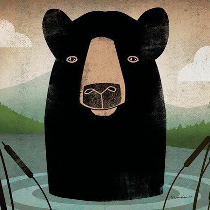 Framed Skinny Dip Crop Print