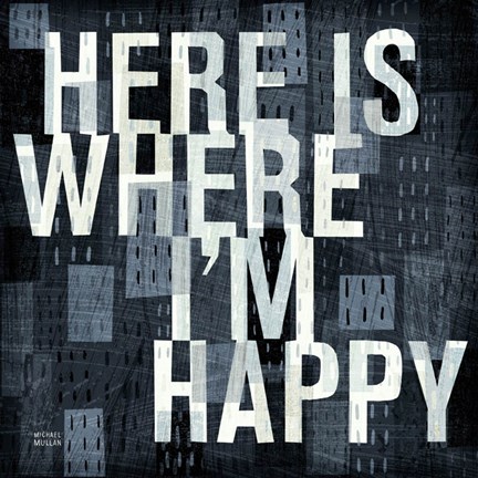 Framed Here is Where Print