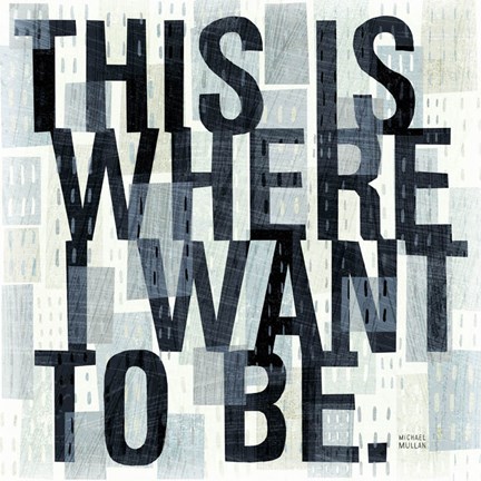 Framed This is Where Print