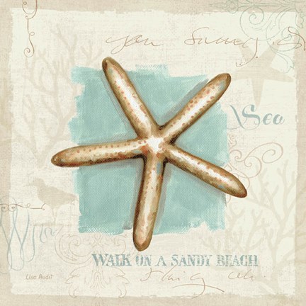 Framed Coastal Jewels IV Print