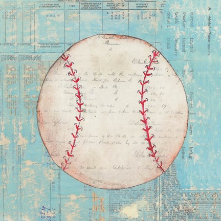 Framed Play Ball I Print