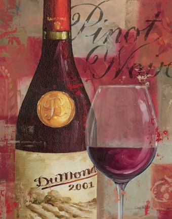 Framed Vin Abstrait I Print