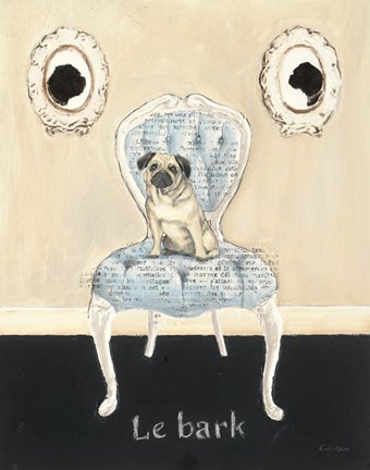 Framed Le Bark Print