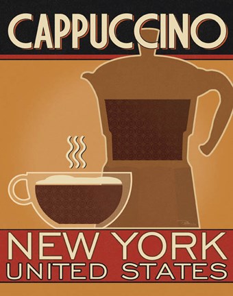 Framed Deco Coffee IV Print