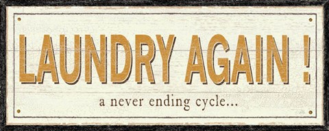 Framed Laundry again! Print